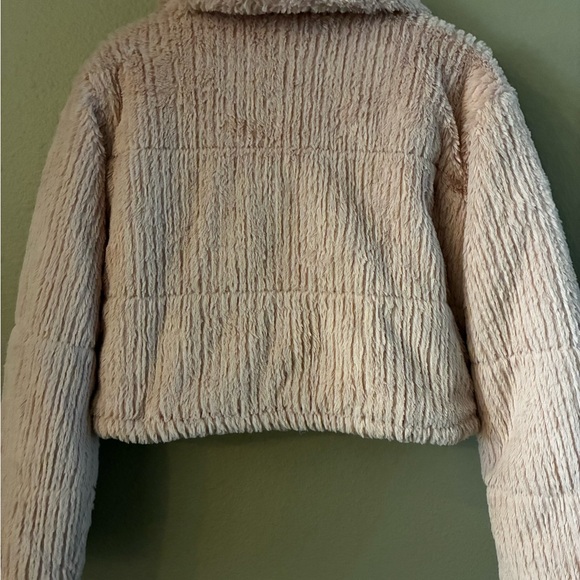 Chemistry Beige Teddy Jacket - Picture 5 of 7